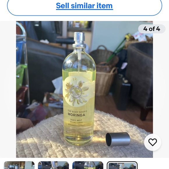 The Body Shop Moringa Body Mist 100ml.  Check Level. - Picture 4 of 4